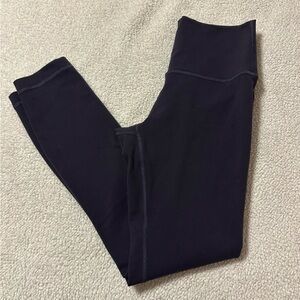 Lululemon Wunder Under Hi-Rise Crop Tights Purple Leggings